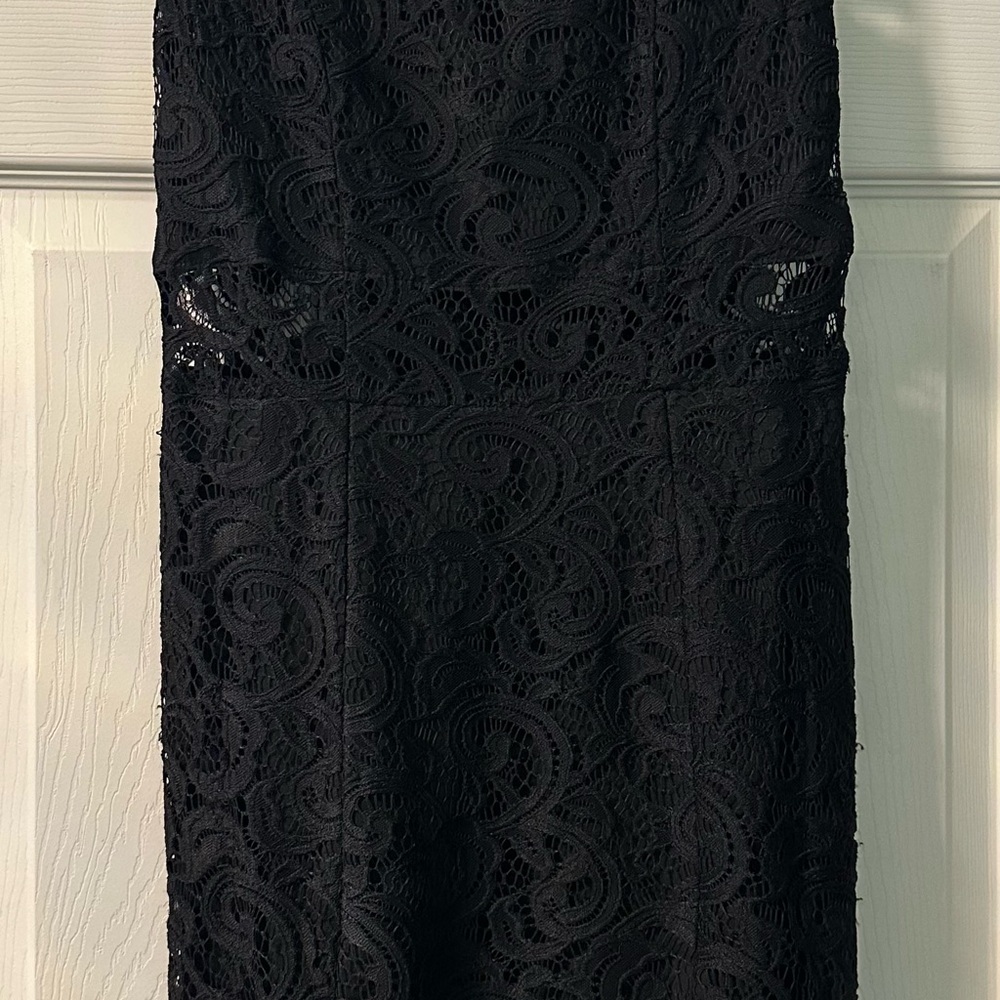 Elegant Black Lace Dress